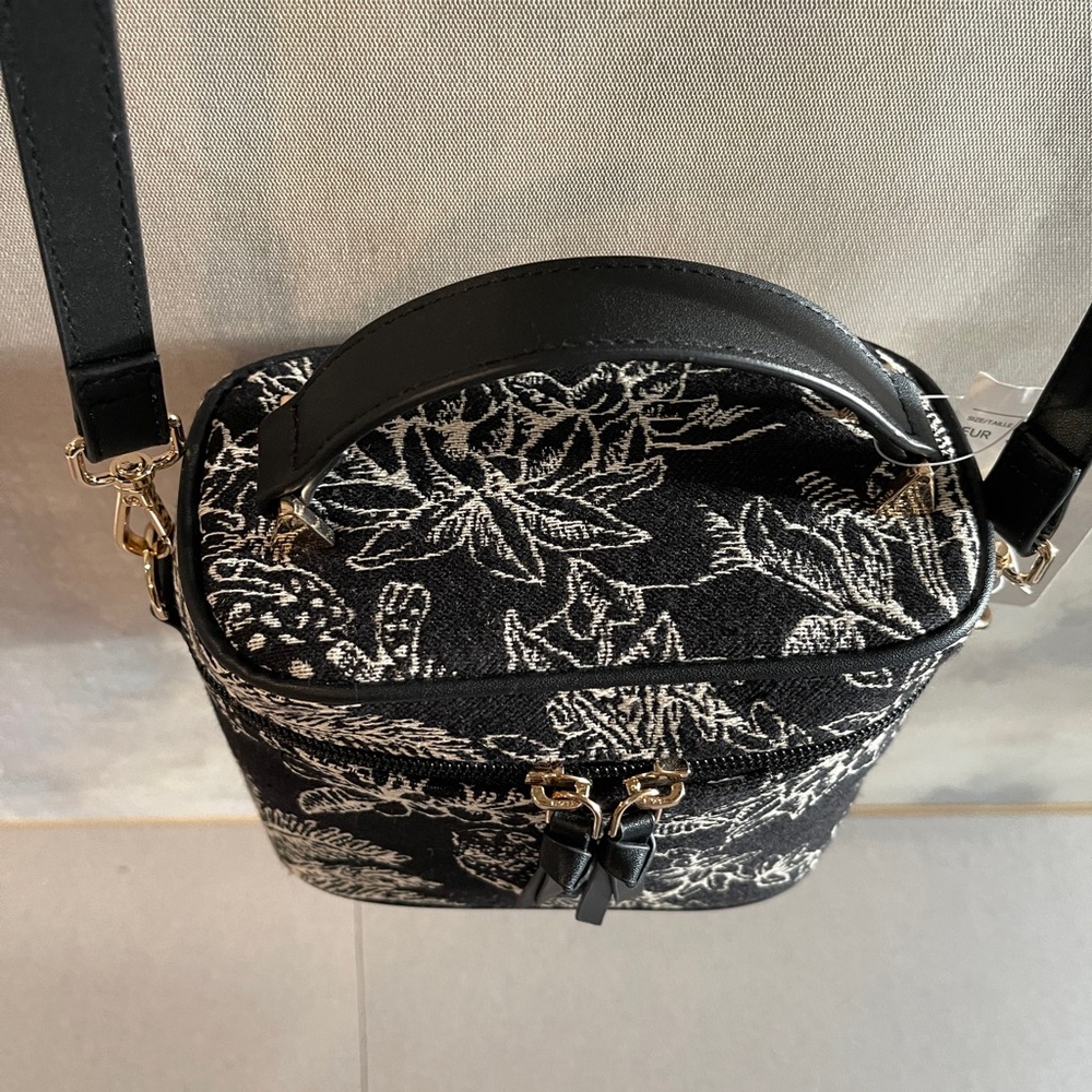 ✨H&M JACQUARD WEAVE TOILE BAG - NEW✨ - Picture 10 of 14